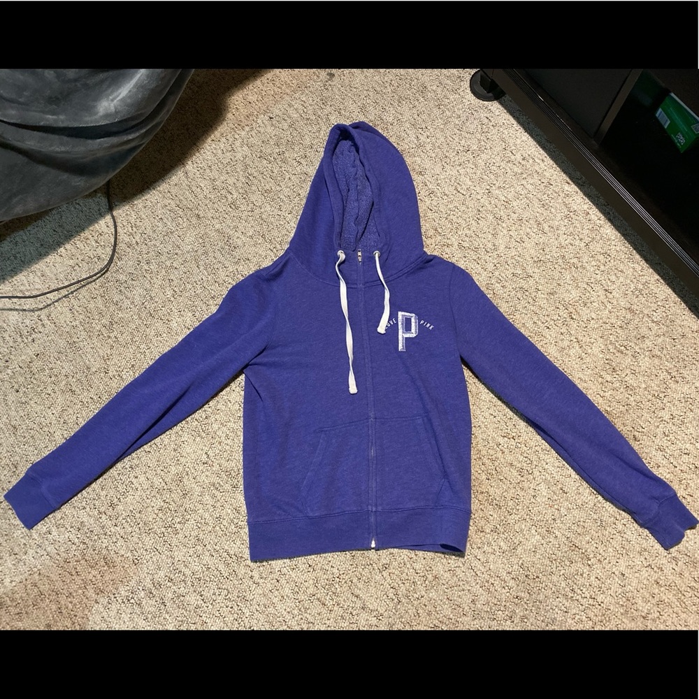Victoria secret pink zip up sweatshirt